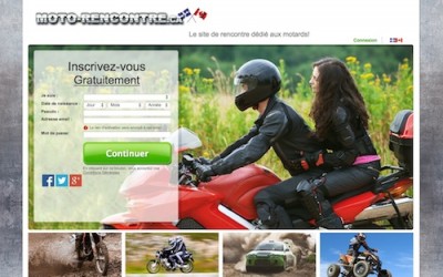 Rencontrez  en ligne des célibataires fans de la moto !